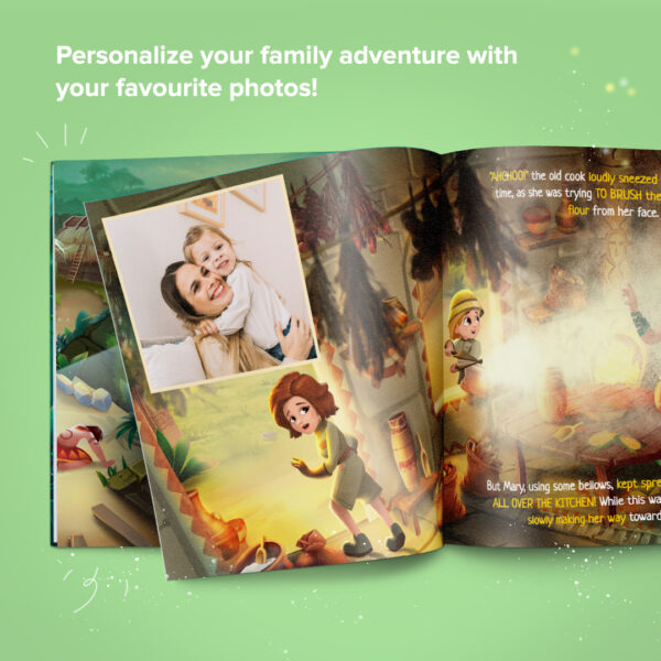Make it your own unforgettable family journey by including your best photos!