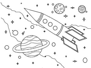 Rocket In Space